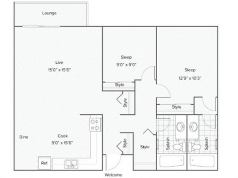 Staring_Floorplan at ReNew at Neill Lake, Minnesota, 55344